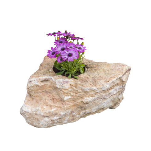 Kvetináč z kameňa