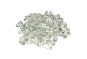 WHITE sklenené okrúhliaky/dekoračné kamene